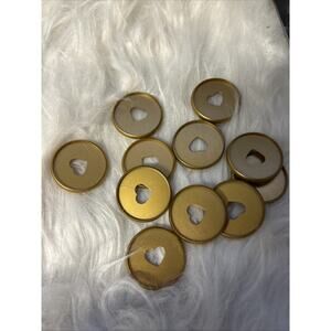 Happy Planner Gold Plastic Discs 11 Pieces Value Pack for Journaling Planner US